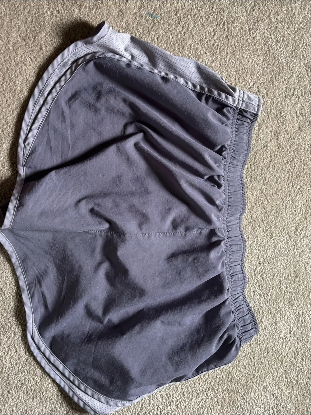 Nike Women's Two-Tone Gray Athletic Shorts